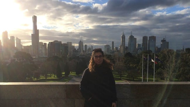 Alicia viviendo en melbourne